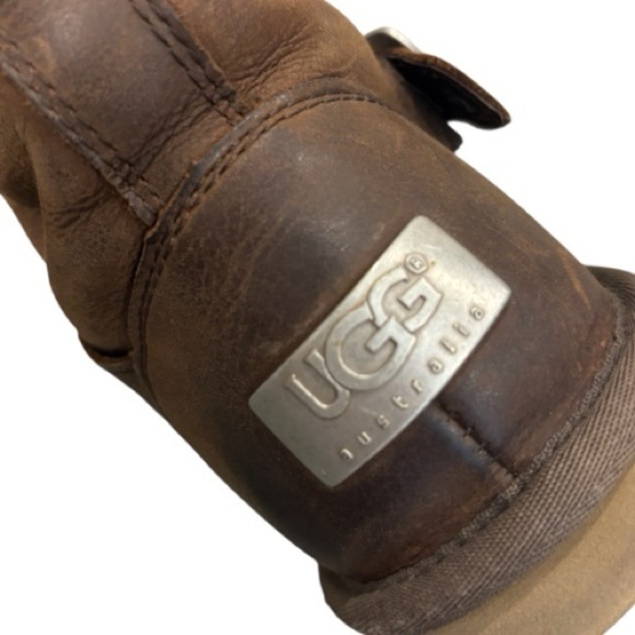 UGG Australia Boots Womens 6 Kensington Mid Shearling Winter Boot 5678 Brown - Picture 7 of 9